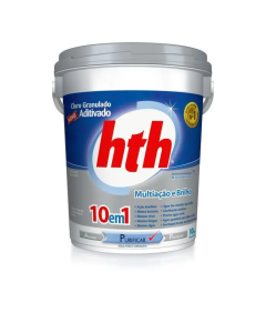 CLORO P/ PISCINA ADITIVADO HTH 10 EM 1 10 KG