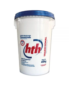 CLORO P/ PISCINA CONCENTRADO TRADICIONAL HTH 45 KG