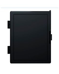 CAIXA ALTRONIC PRETA C/ DOBRADICA E PLACA DE MONTAGEM 350 X 276 X 164