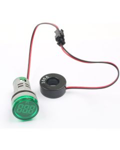 SINALEIRO AMPERIMETRO E VOLTIMETRO DIGITAL ALTRONIC VERDE 50 A 500V 0 A 100 AMP