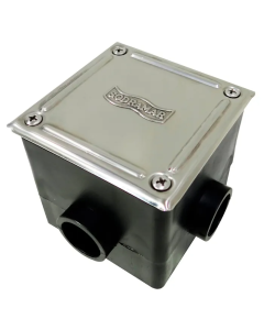 CAIXA DE PASSAGEM SODRAMAR C/ TAMPA INOX