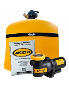 FILTRO JACUZZI 88FC-T C/ BOMBA 5,00 CV TRIF + PRE FILTRO + AREIA